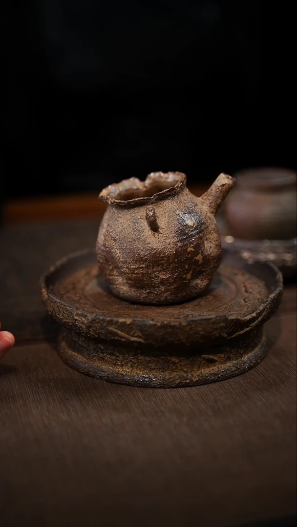全手工制作  南蛮手捏柿子公道