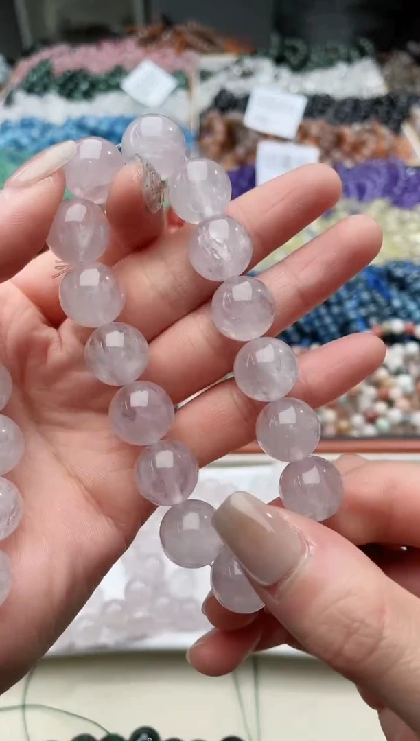 【闪购商品】水晶手链银S925镶嵌白兔毛701