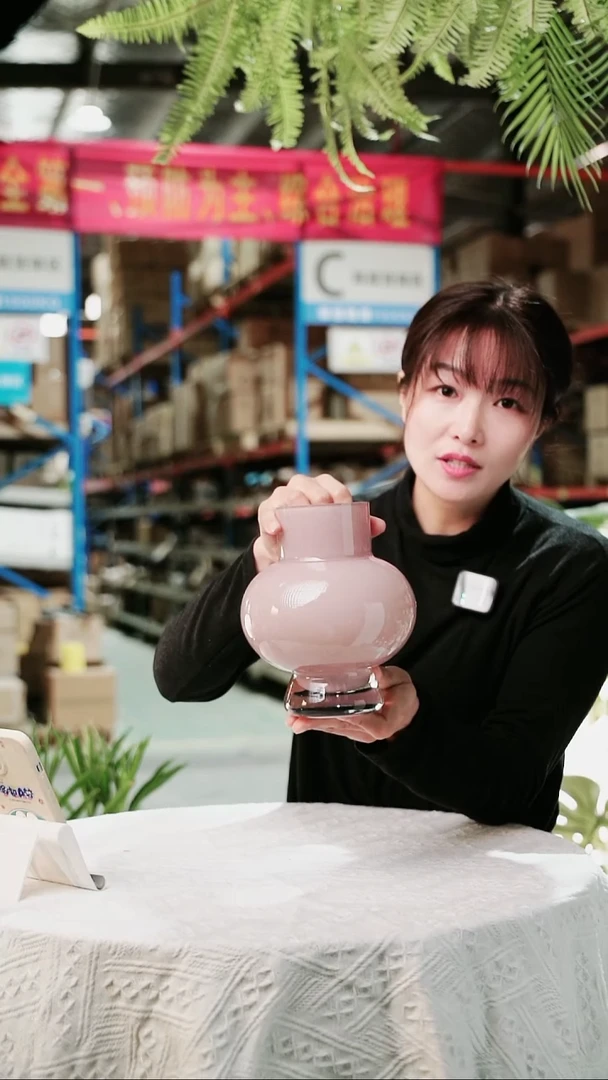 中古奶油185 玻璃花瓶