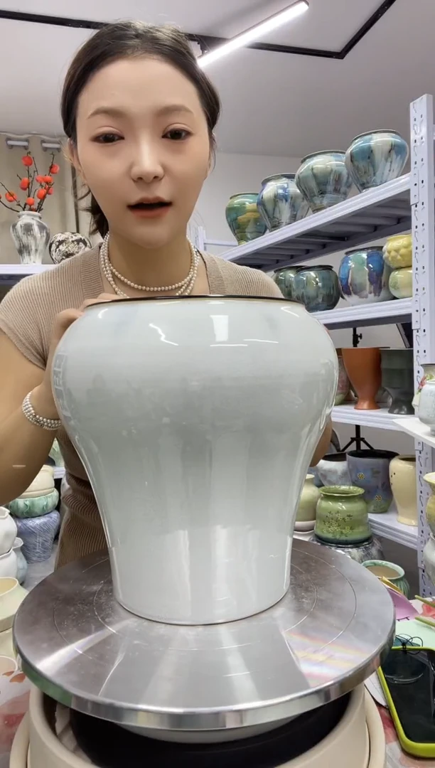 口17  高22   陶瓷花盆  9.11   直播链接