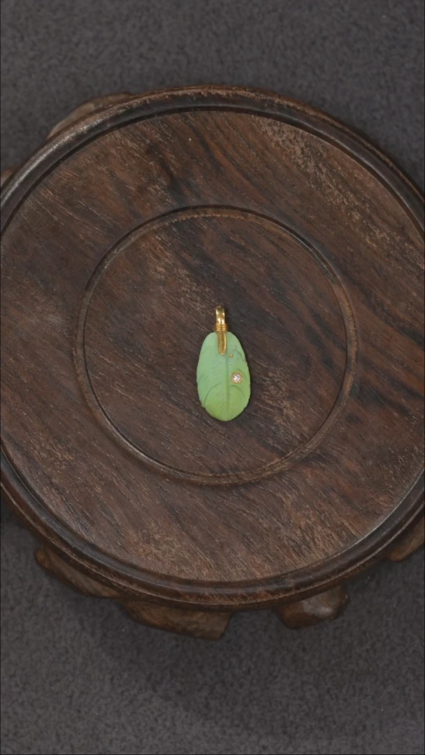 【闪购商品】绿松石挂饰18K金镶嵌1