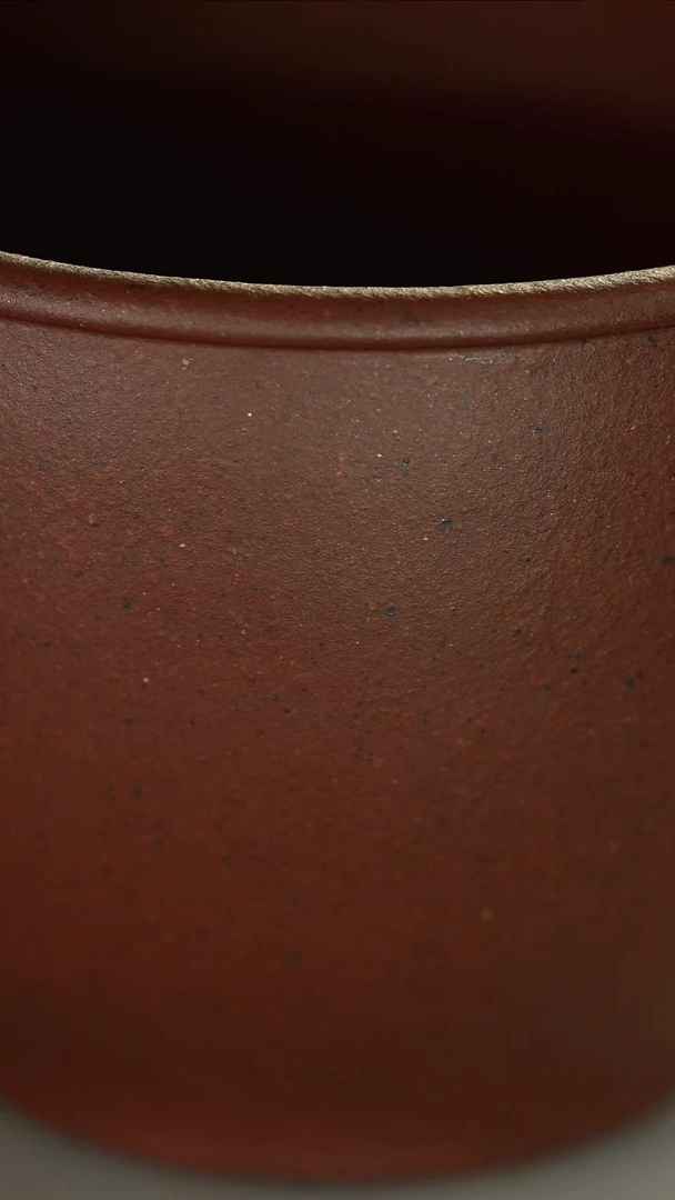 茶杯紫砂黑星土200毫升缸杯