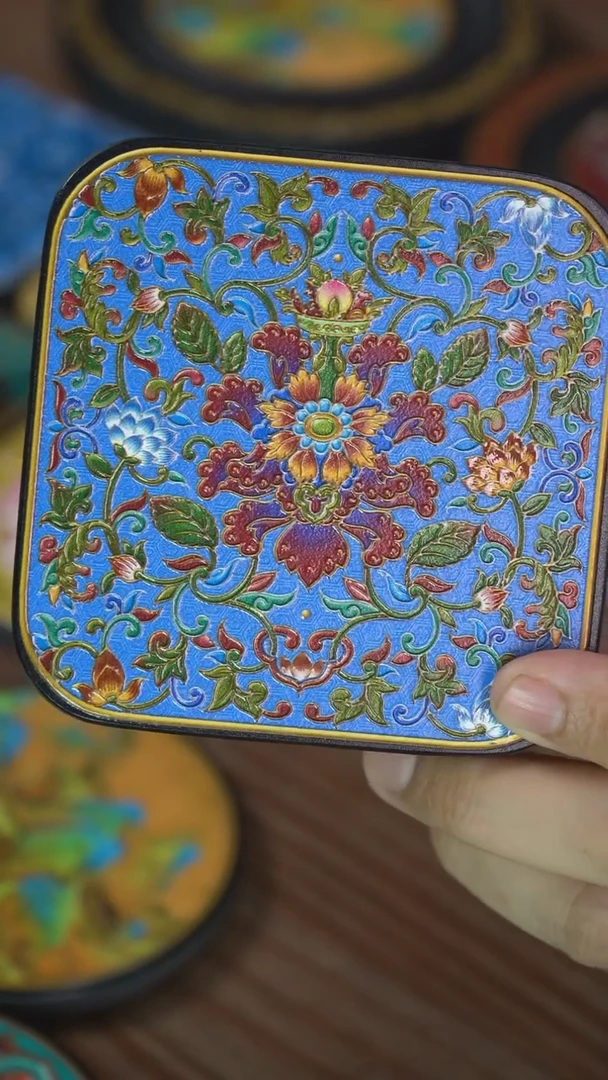 壹藏贰宝繁花杯垫一片