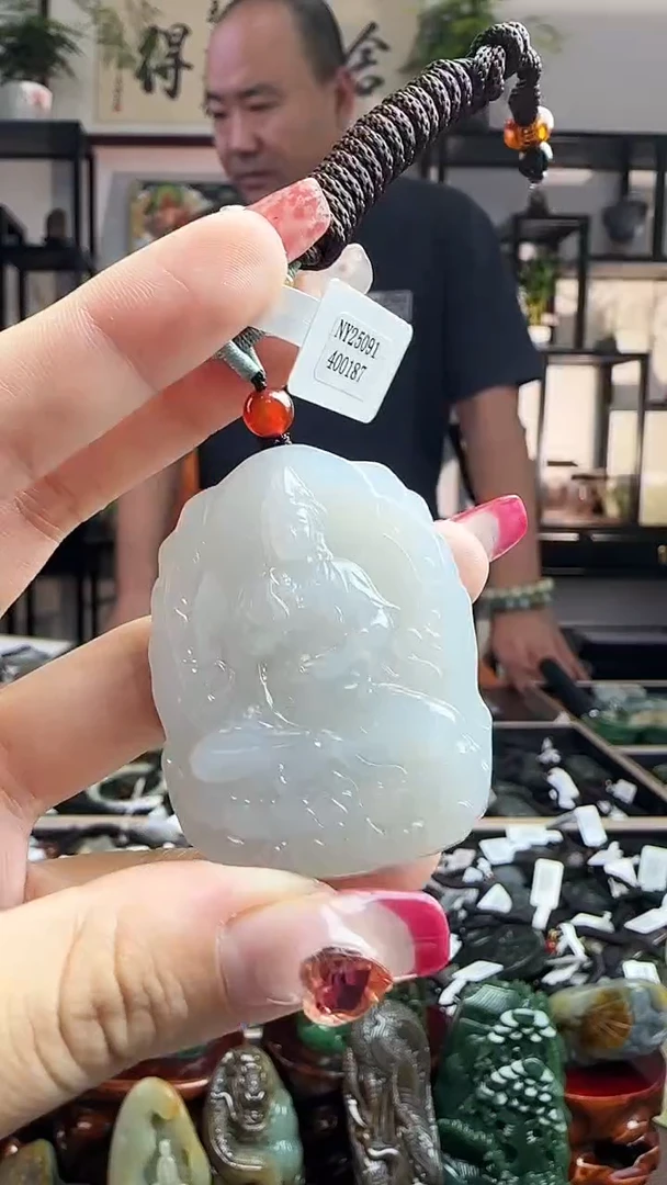 颈饰未镶嵌和田玉0187