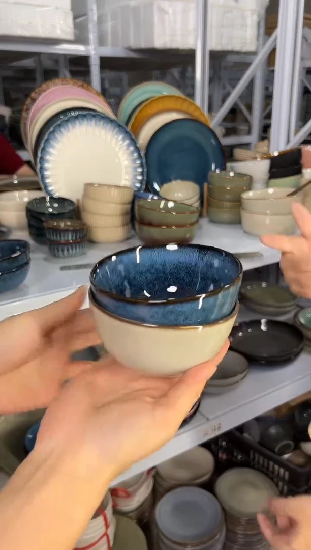 陶瓷外贸尾货瑕疵满20包邮X2米饭碗