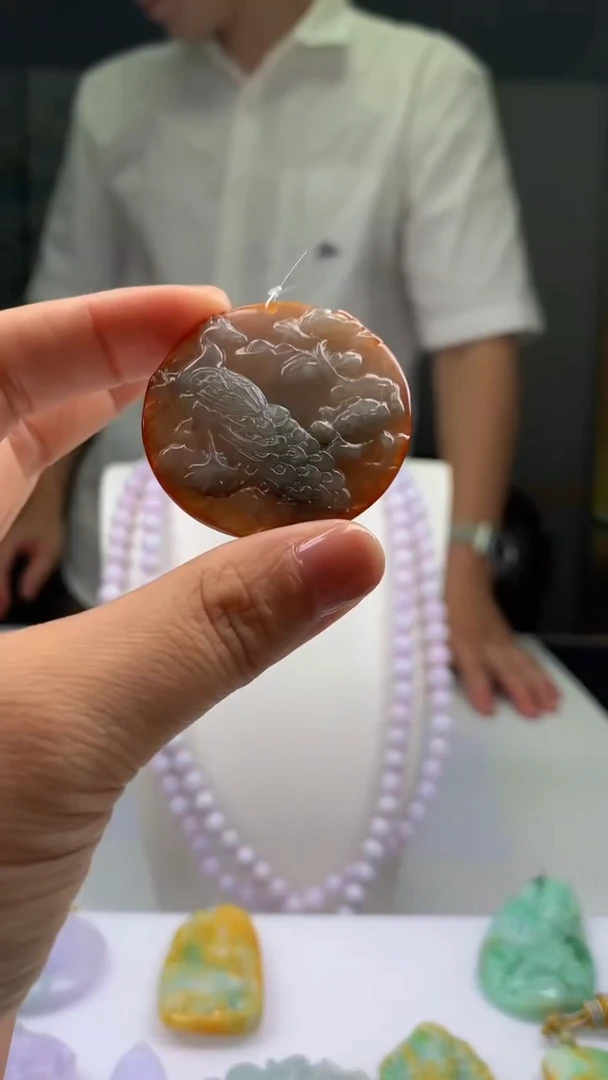 未镶嵌挂件翡翠天然翡翠珠宝34