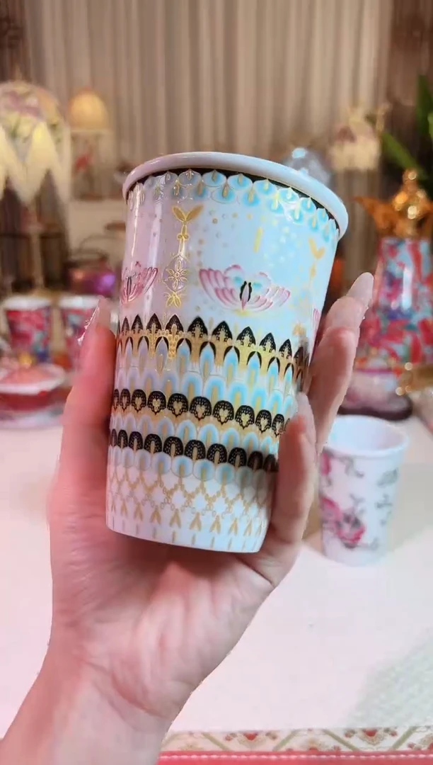 【闪购商品】瓷福蝶 可乐杯