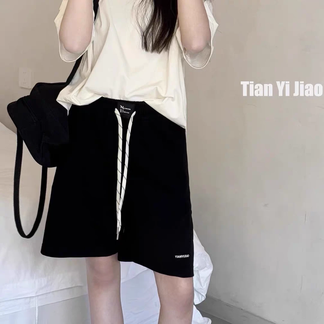 《昊妈家》夏款洋气百搭韩版潮流 短裤03572