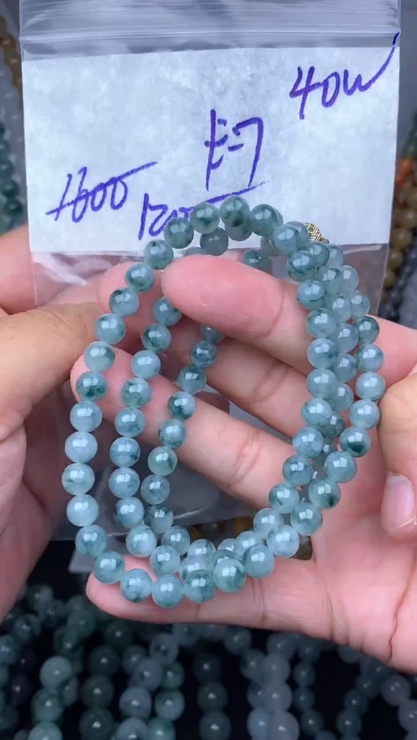 未镶嵌定制翡翠毛货需精细抛光拍一发一