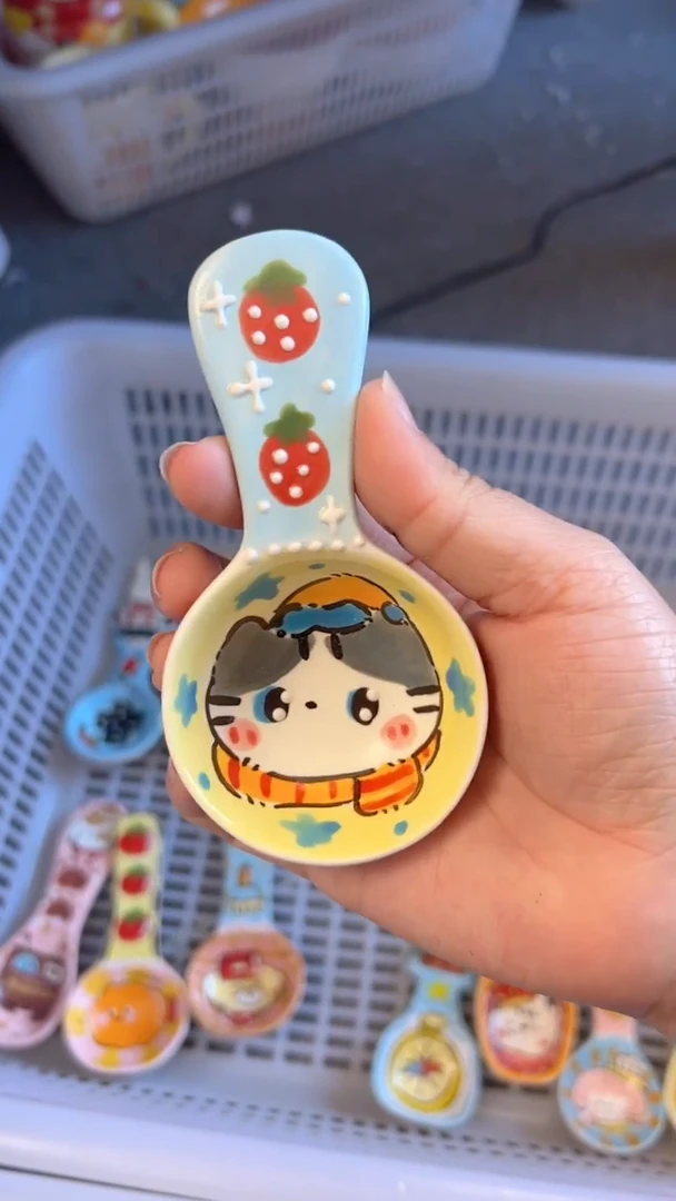 摆件陶无***一景德镇陶瓷手绘