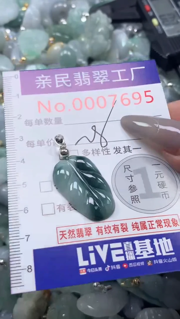 颈饰未镶嵌翡翠7695
