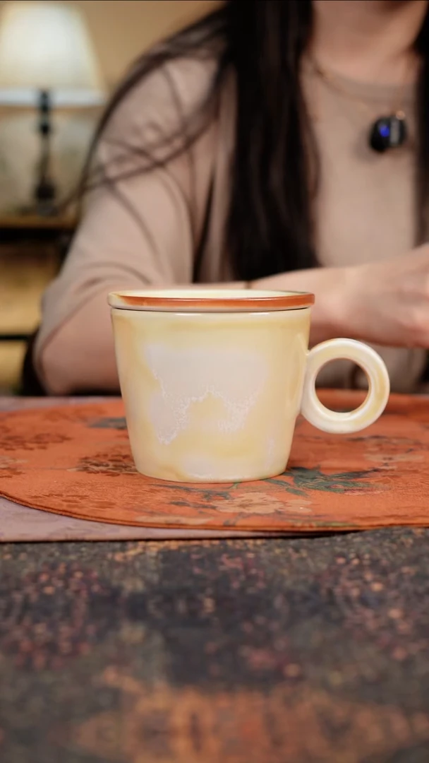 杯景德镇陶瓷杯碗柴烧多人