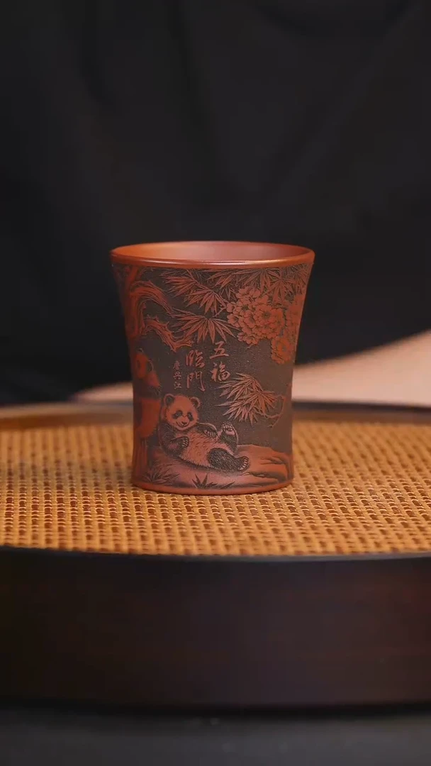 宜兴全手工紫砂杯