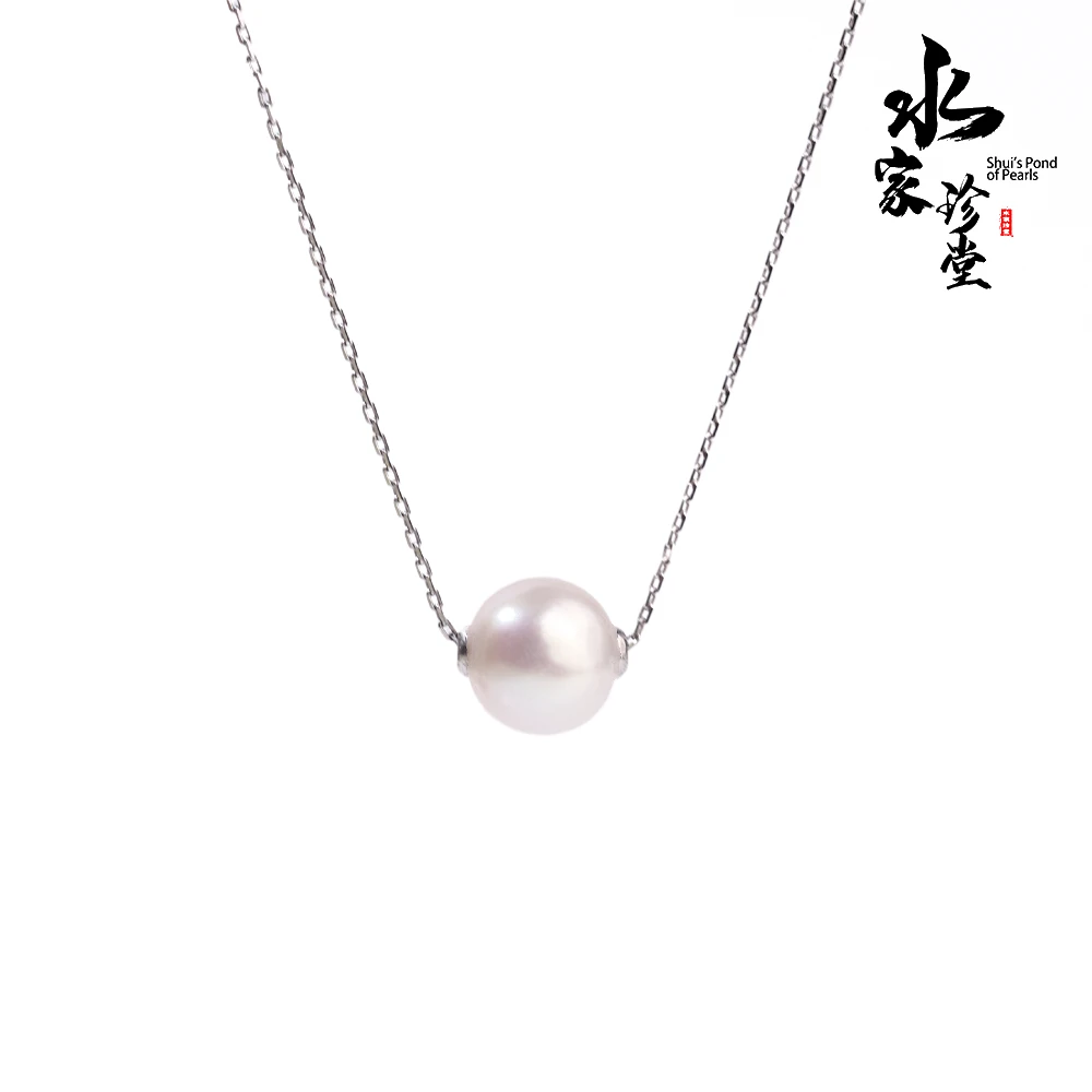 路路通 | 淡水爱迪生珍珠吊坠10-11mmS925银百搭通勤