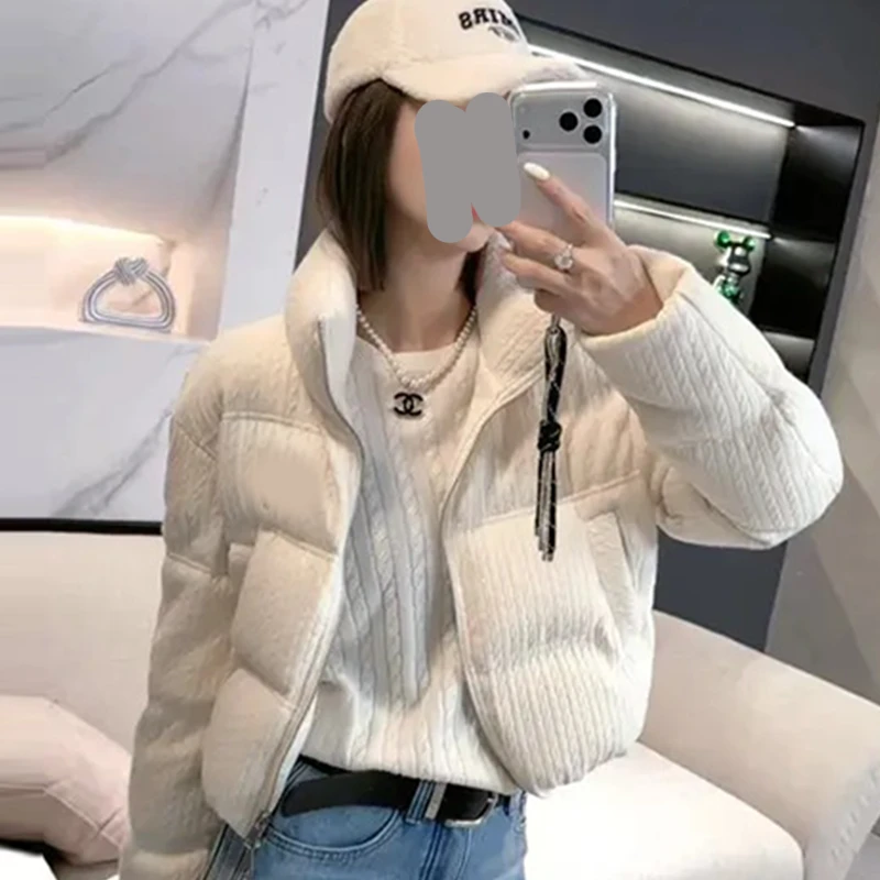 2025冬季新款韩版时尚百搭宽松显瘦棉服外套女潮