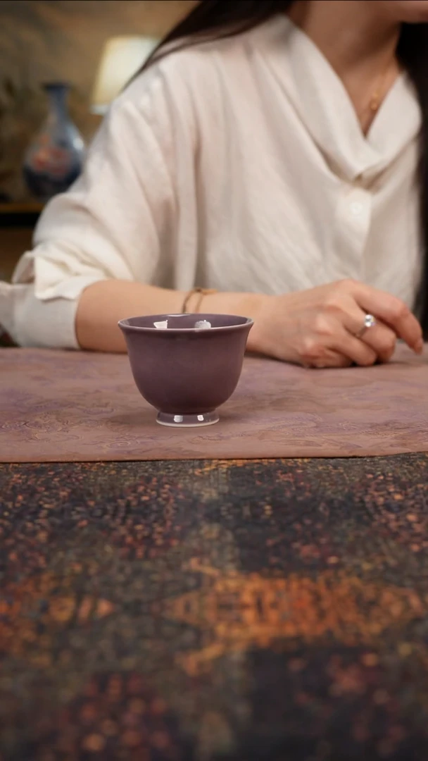 杯景德镇陶瓷杯碗柴烧多人