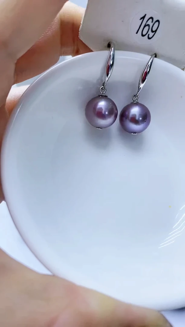 【闪购商品】淡水珍珠耳饰银S925镶嵌169