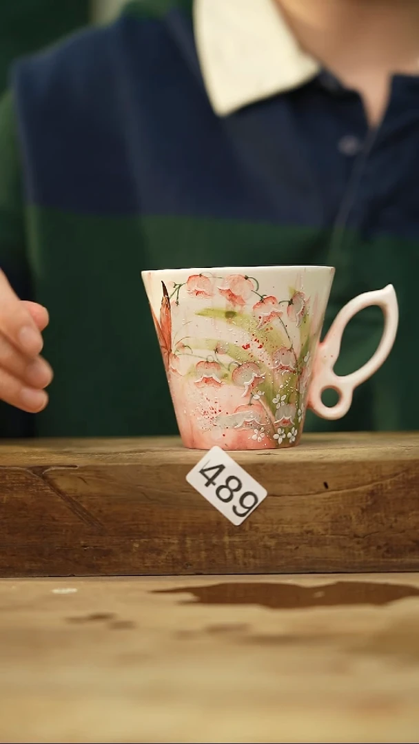 瓷片设计师手作款 手绘油画风卡通系列 十七