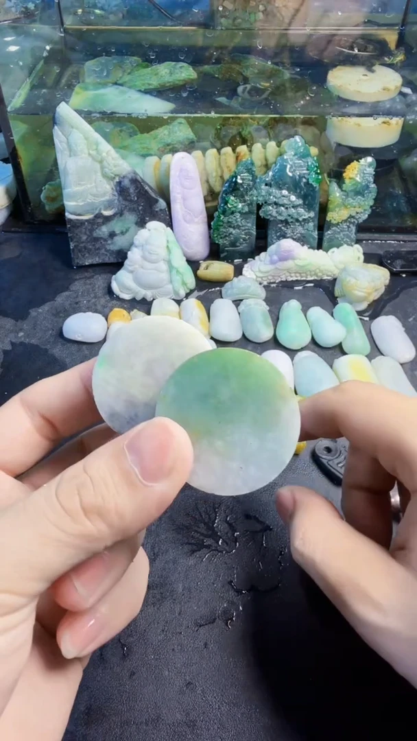 未镶嵌挂件翡翠天然翡翠015