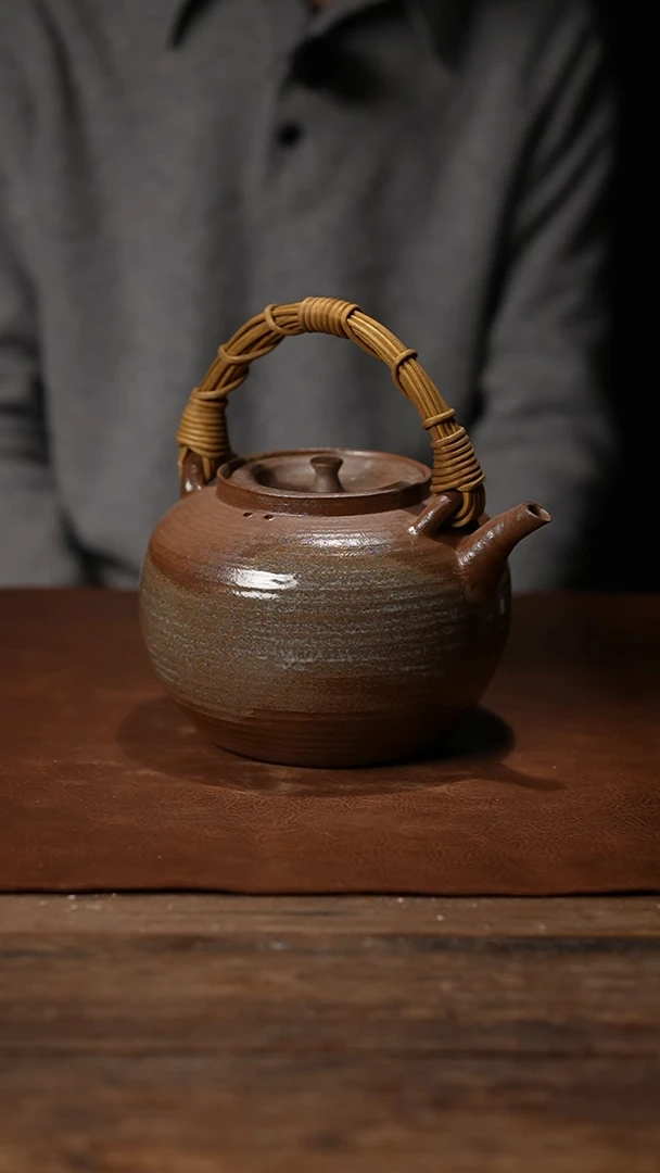 001窑变提梁壶2.3升