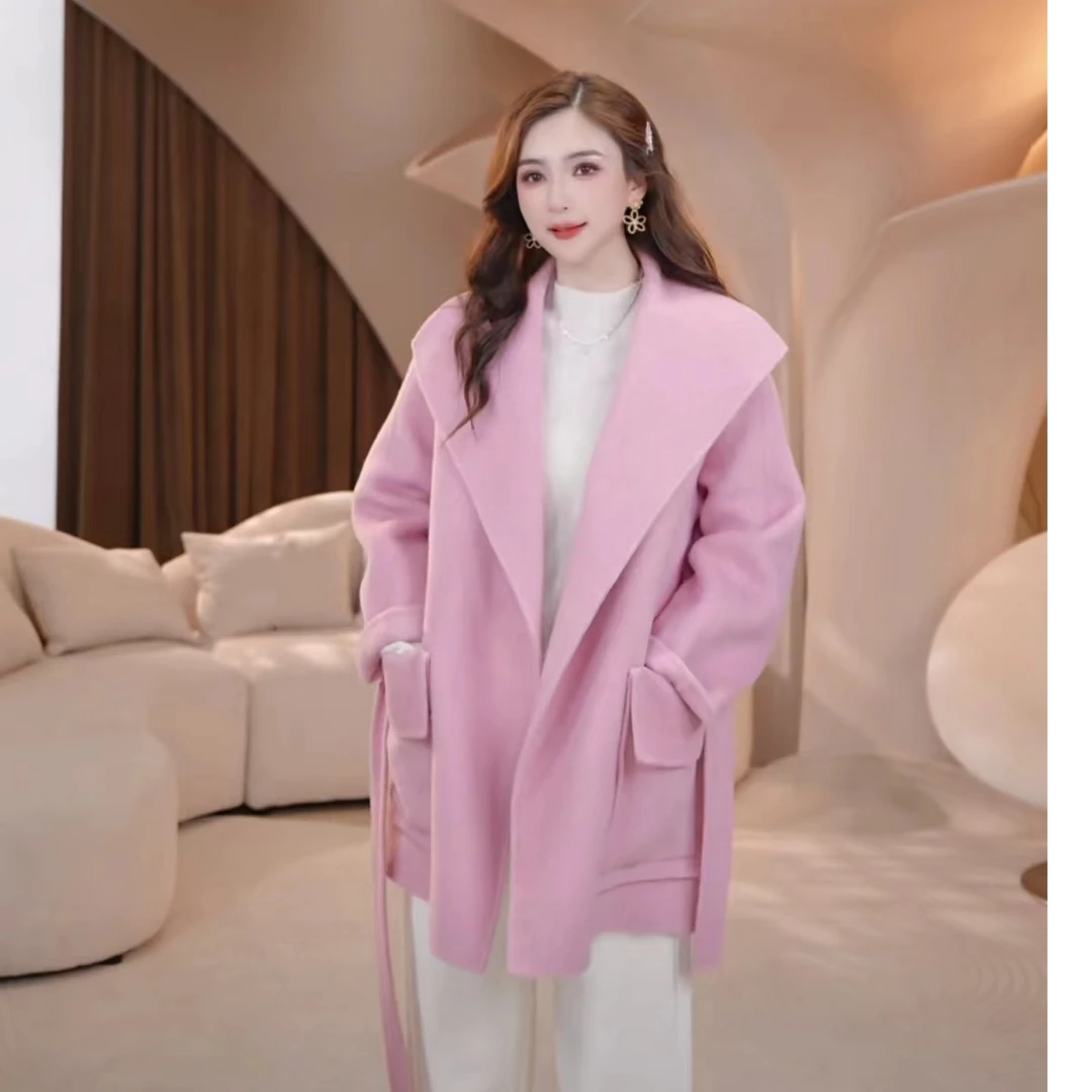 COCO BECCI【情书】牦牛绒桑蚕丝羊毛优雅毛呢外套CFLJC200085