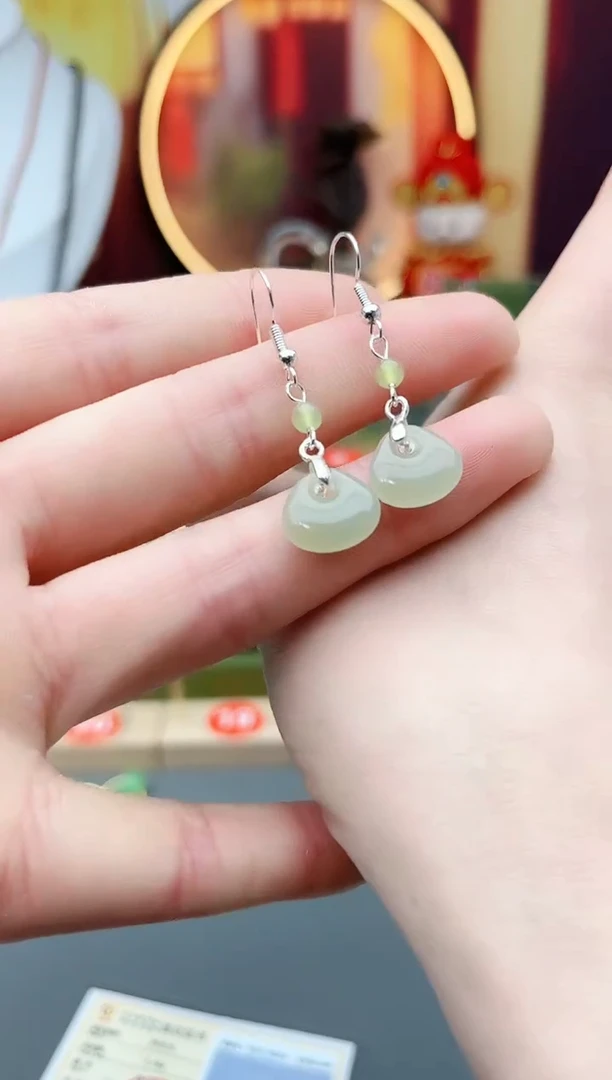 未镶嵌和田玉耳饰X03