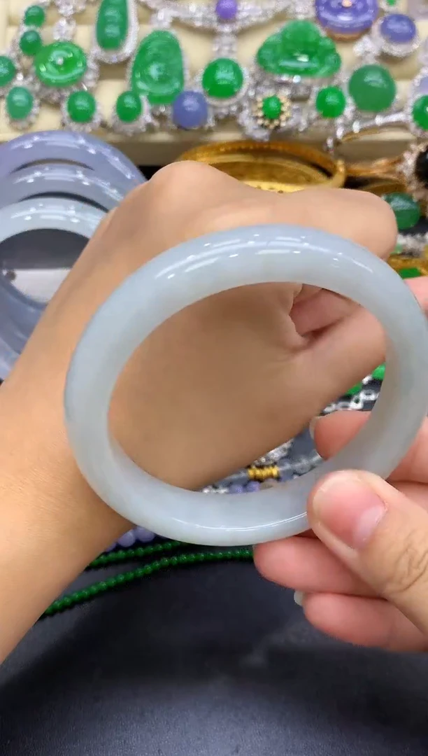 未镶嵌手镯翡翠342-中国好珍宝