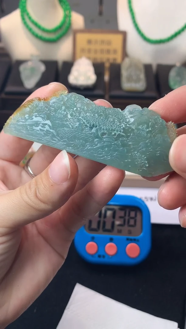 未镶嵌定制翡翠陌*人毛货不退不换