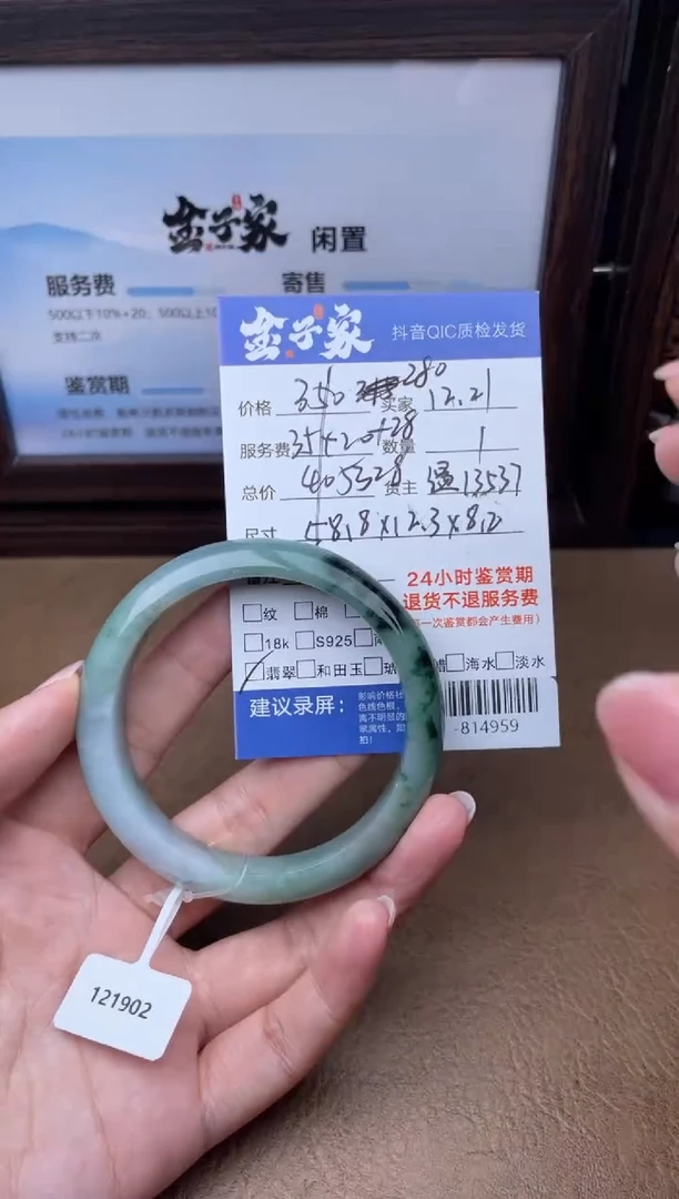 颈饰未镶嵌翡翠手镯多人-814959