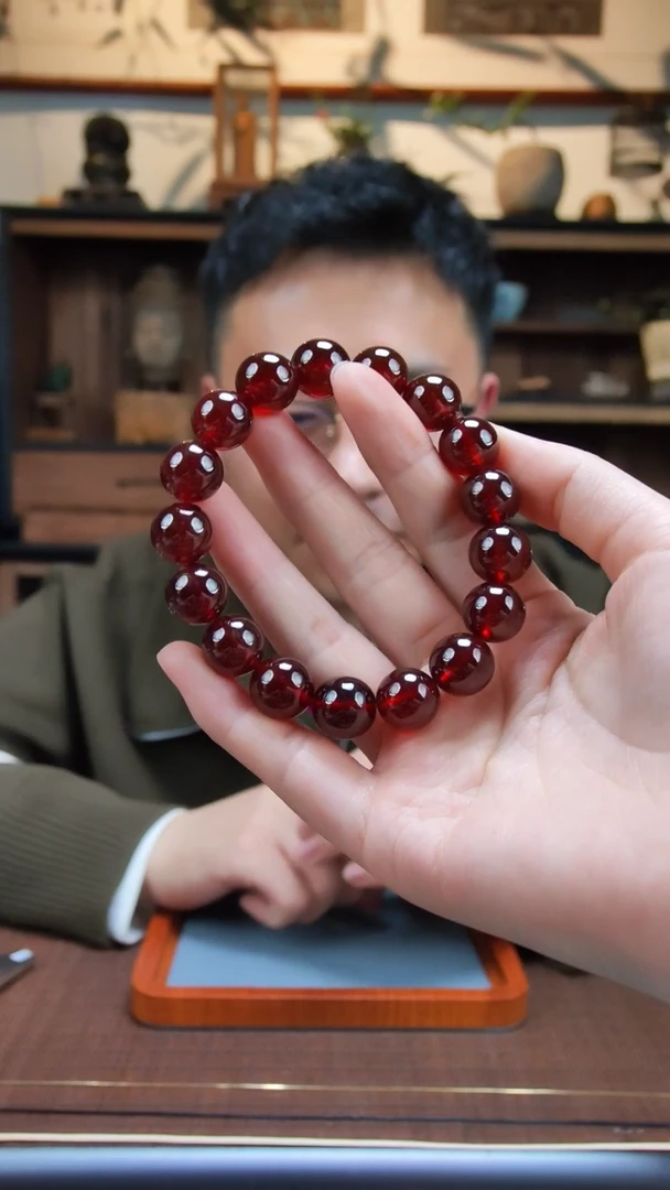 【闪购商品】石榴石手串未镶嵌石榴石手串ZD