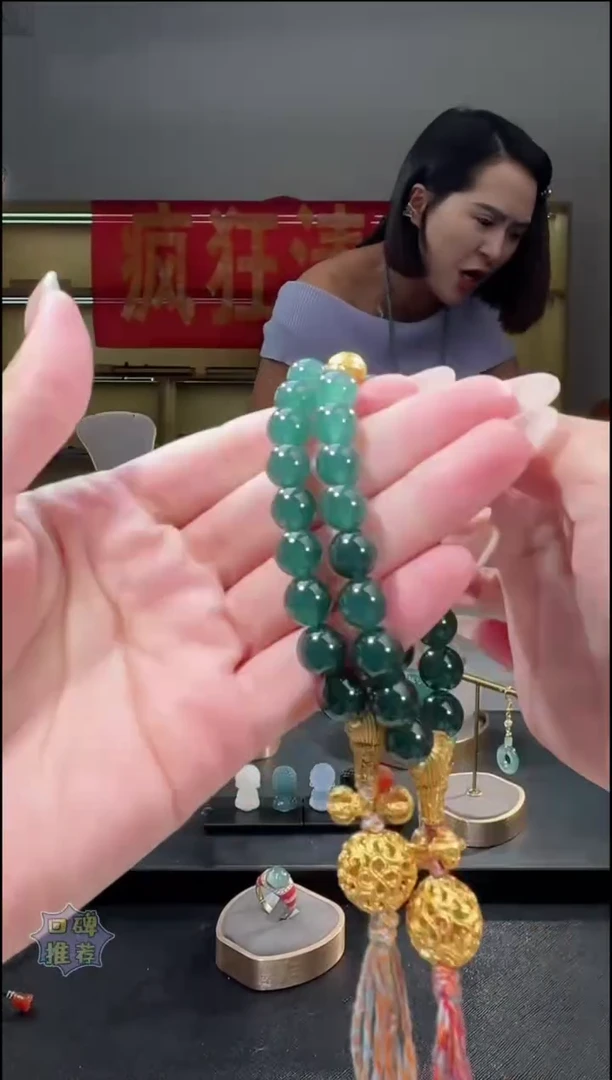 银S925镶嵌手链翡翠纯天然A货翡翠手串（多样性发其一）