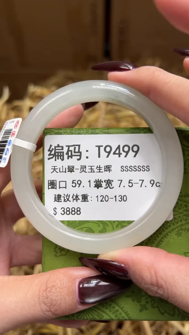 未镶嵌手镯石英质玉T9499