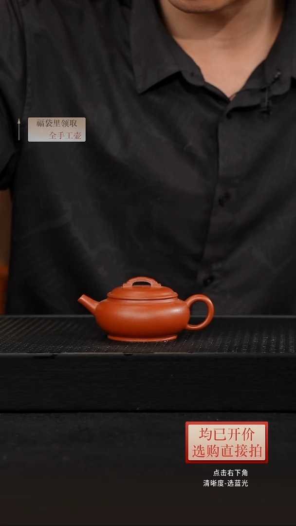 茶壶紫砂壶紫砂朱泥龙吟少年