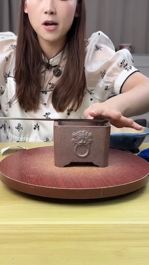 紫砂花盆浅草紫砂花盆