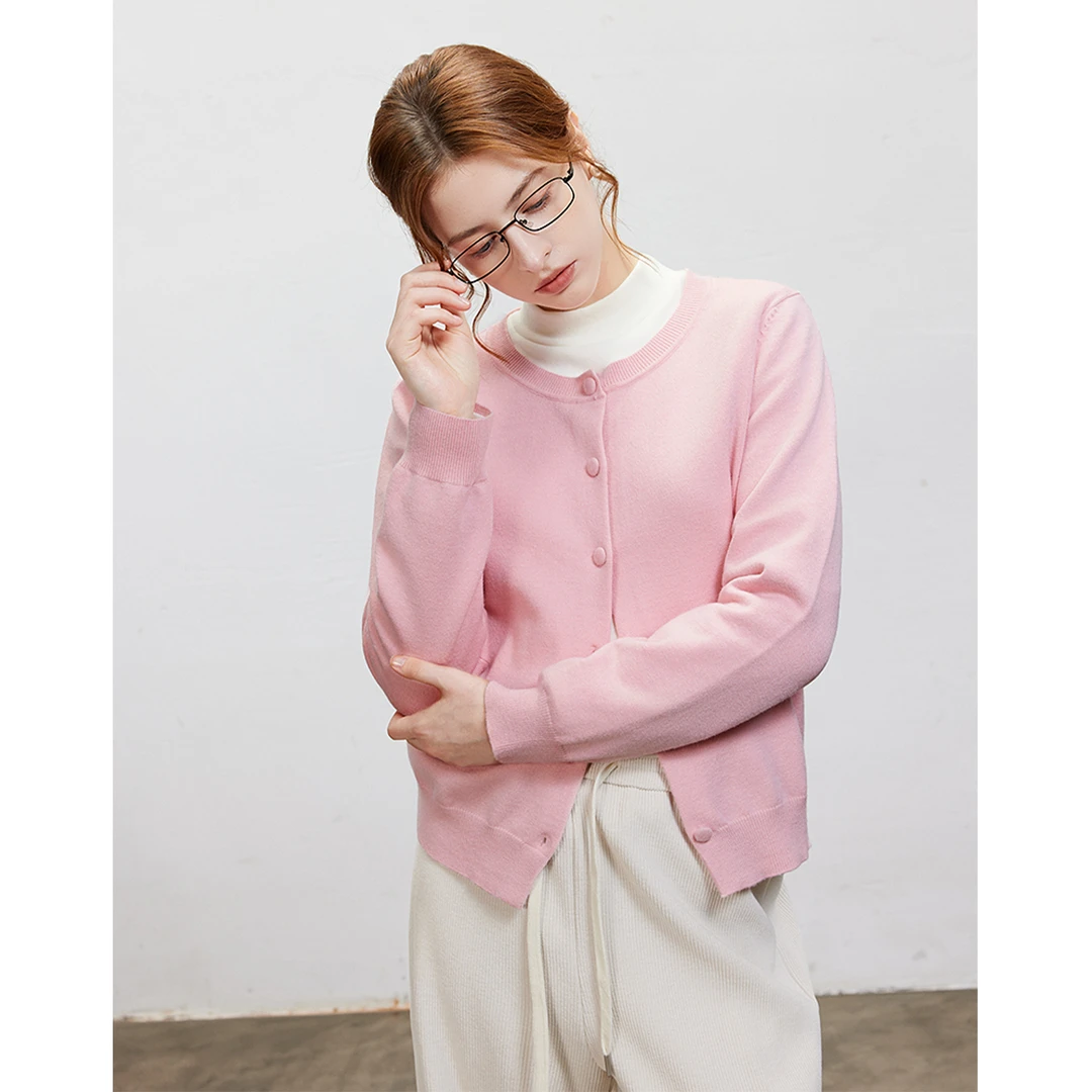 裂渡宣宣【甜甜入梦】微胖大码女秋百搭显瘦彩色打底毛衣ZY507V13