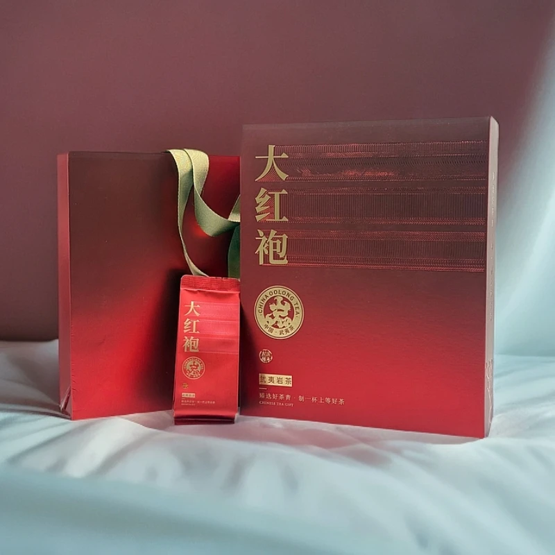 武夷山正岩大红袍岩茶半斤礼盒装肉桂岩茶水仙茶叶组合喝茶肉桂