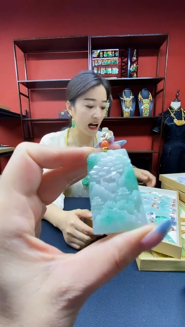 颈饰未镶嵌翡翠翡翠吊坠