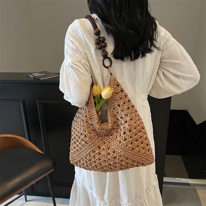 【MYCOBAGS】草编单肩包1100