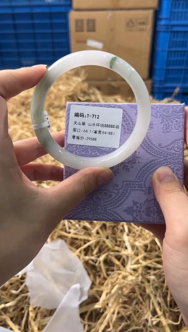未镶嵌手镯石英质玉T-712