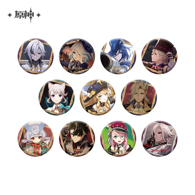 【代拆】《原神》致终幕的欢宴系列吧唧盲盒徽章原神周边