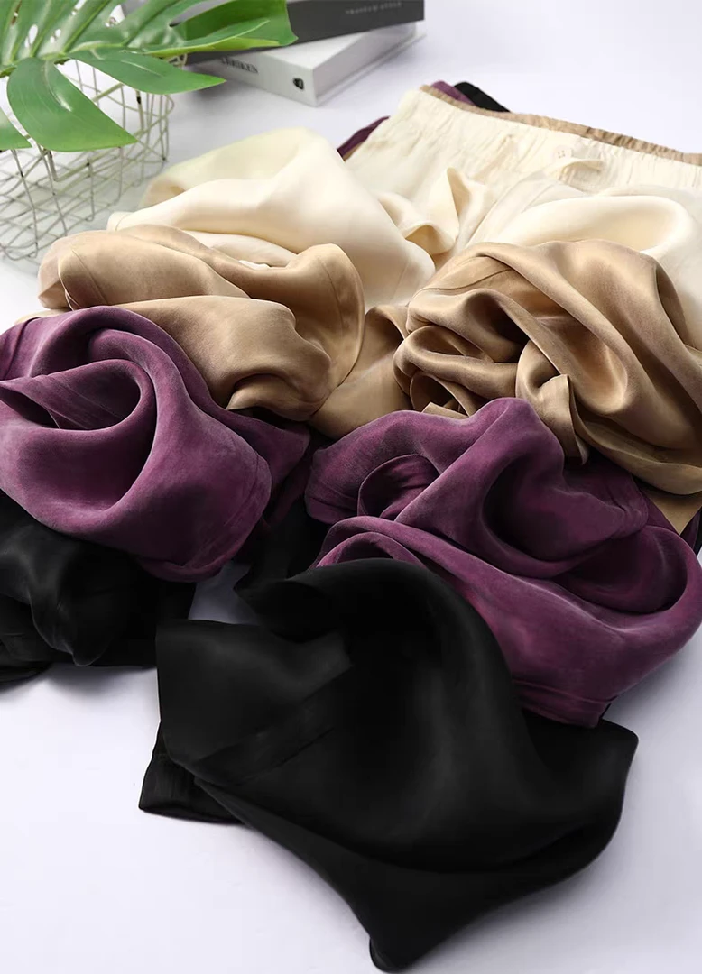 【云朵空调防晒裤】薄款铜氨丝桑蚕丝时尚窄版直筒裤高腰显瘦7288