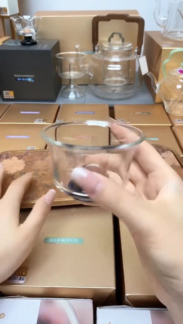 禾器花语清杯微瑕无原盒