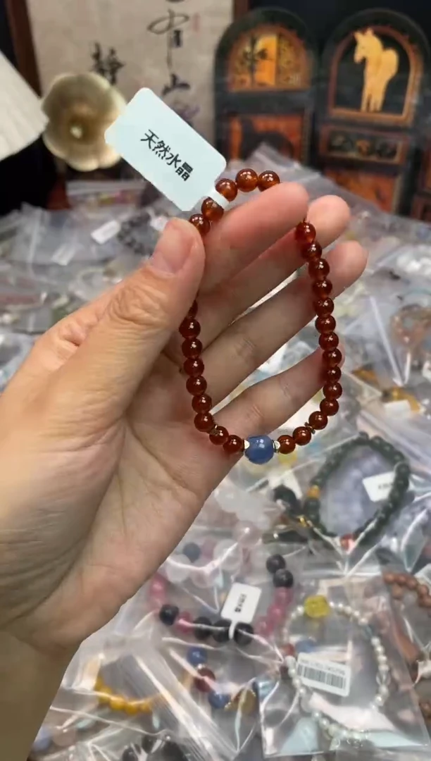 未镶嵌手链石榴石413