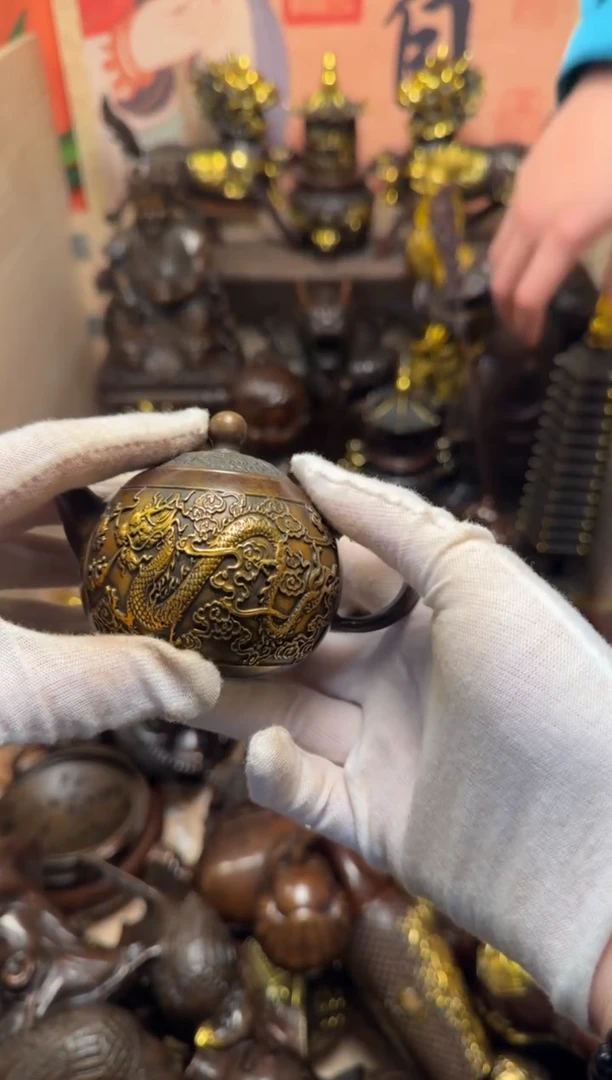 精品专属链接---【龙凤鎏金小茶壶】