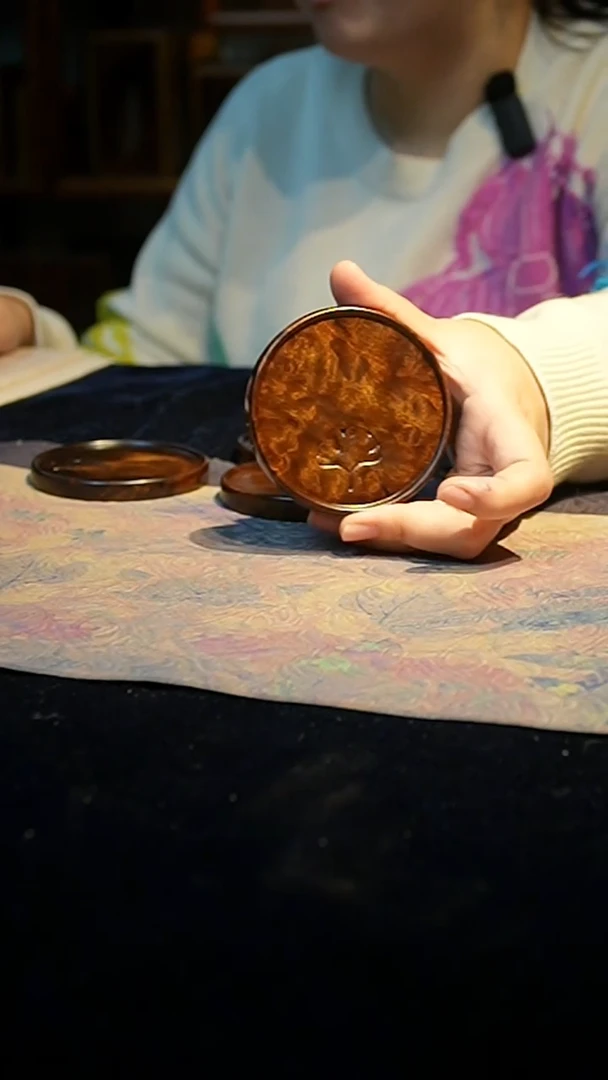 金丝楠阴沉木茶杯垫