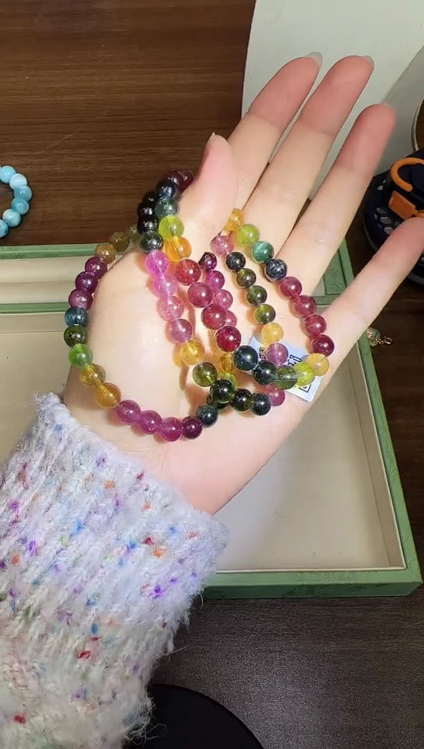 未镶嵌手链碧玺悦2092 多样性发一件 约7mm