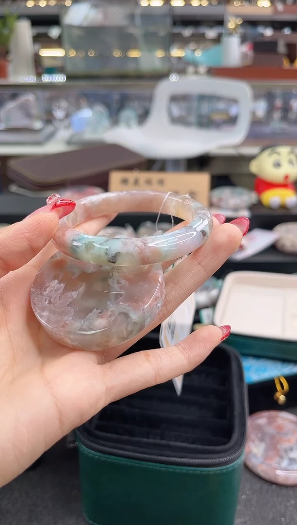 未镶嵌手镯石英质玉56圈口（赠品镯心）S987102