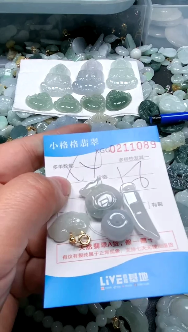 【闪购商品】翡翠颈饰未镶嵌闪购商品0211089