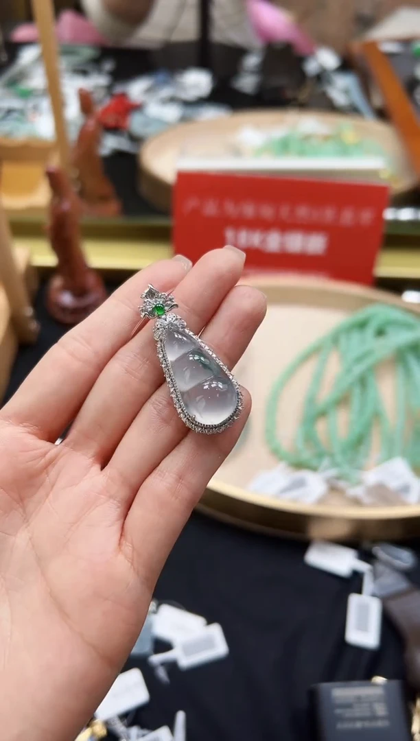 【闪购商品】翡翠颈饰18K金镶嵌DFZ0224-64