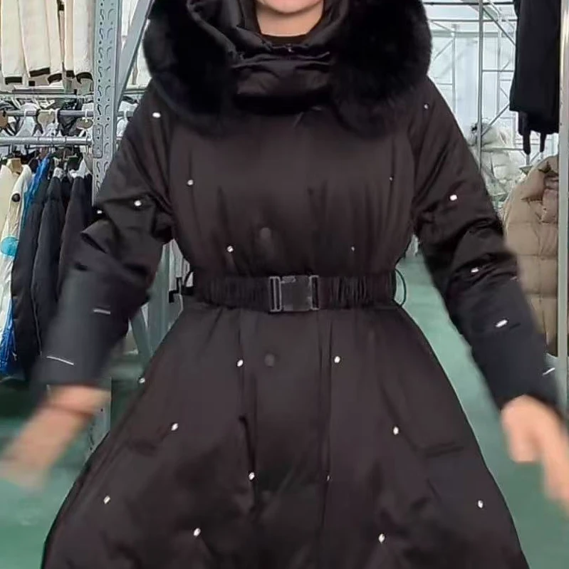 板娘专属福利鹅绒服带钻